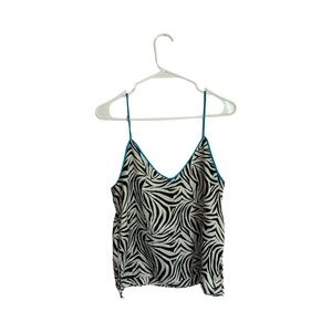 Top Shop Zebra Print Tank